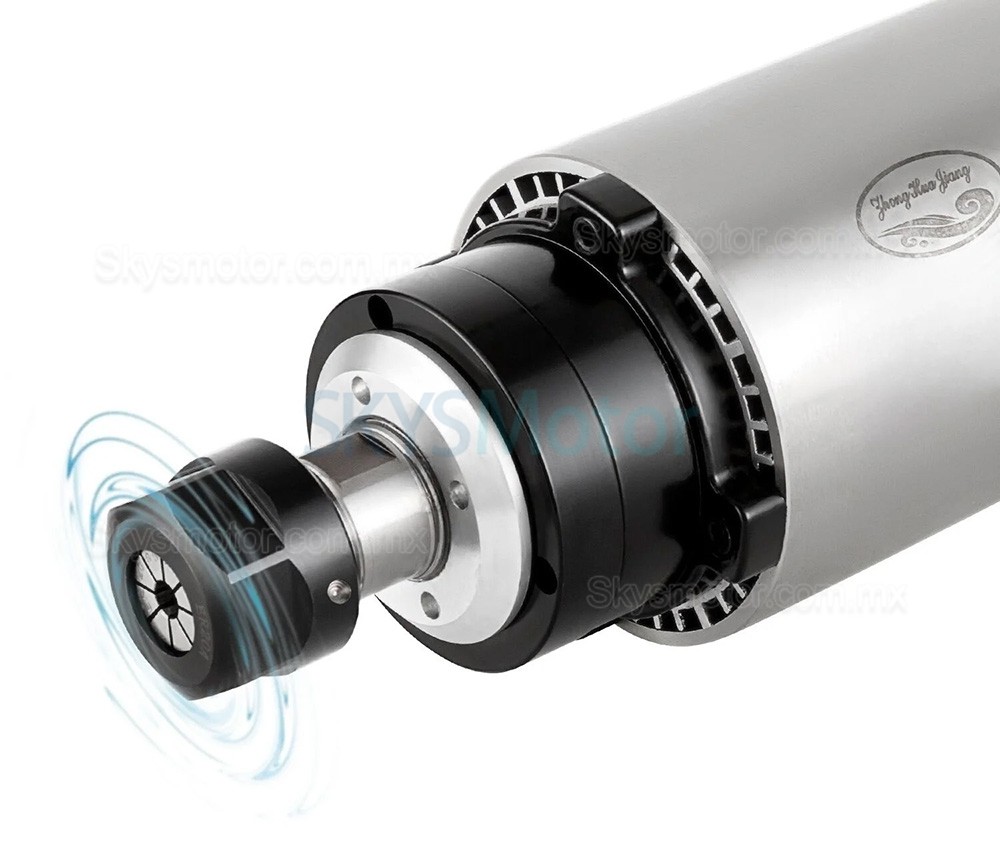 Kit de motor de husillo refrigerado por agua 1,5 kW ,110V/220V huajiang1.5 + H100-1.5C2/S2 con variadores de frecuencia, bomba de agua, 13 pinzas ER20 y soporte